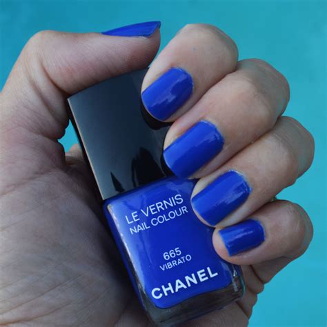 chanel blue black nail polish